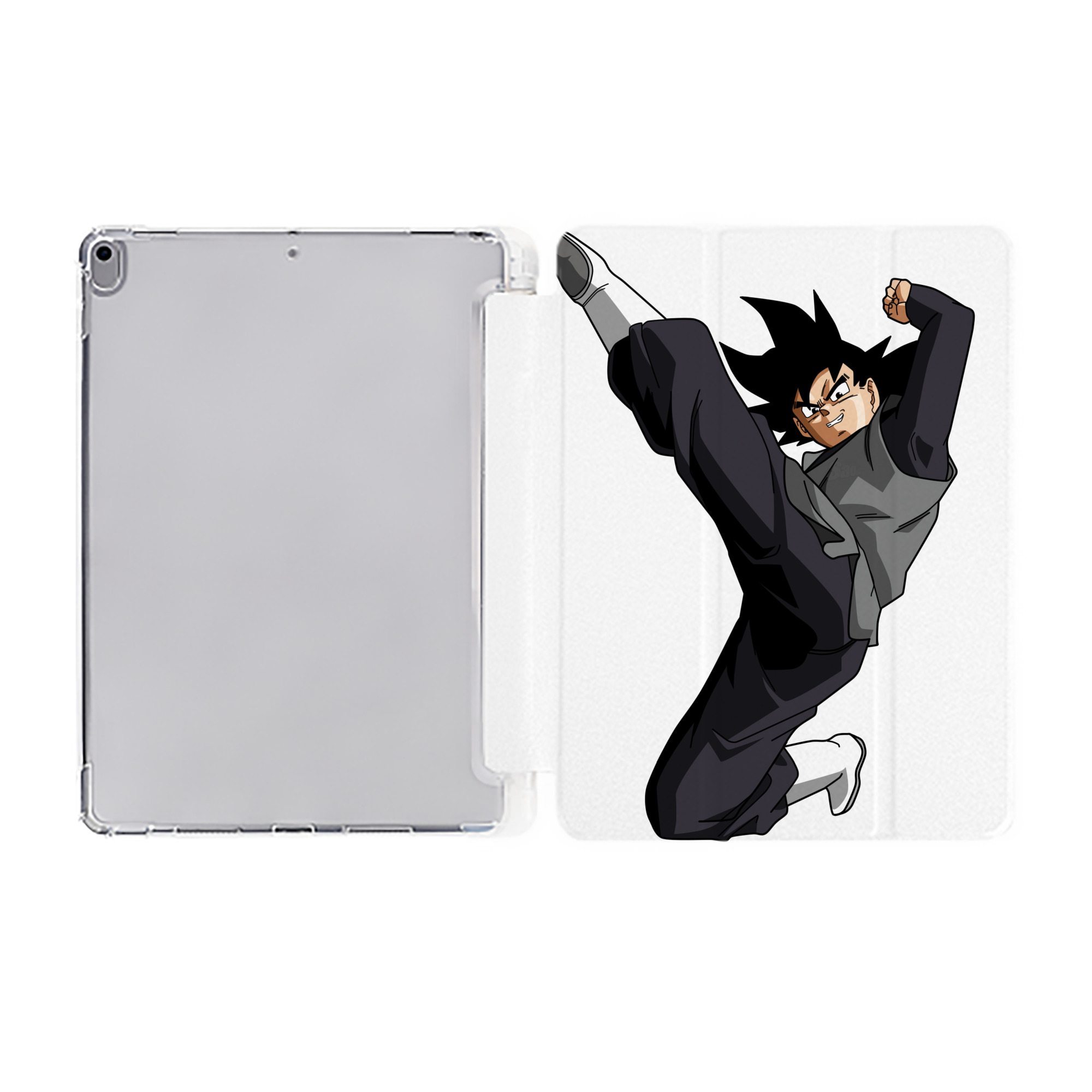 （画像用） ドラゴンボール ベジータ四世（Bejīta Yonsei）DRAGON BALL Vegeta IV IPad ケース ペン収納付き 三つ折りスタンド PUレザー×シリコン 対応機種9.5/10.5/10.9インチ